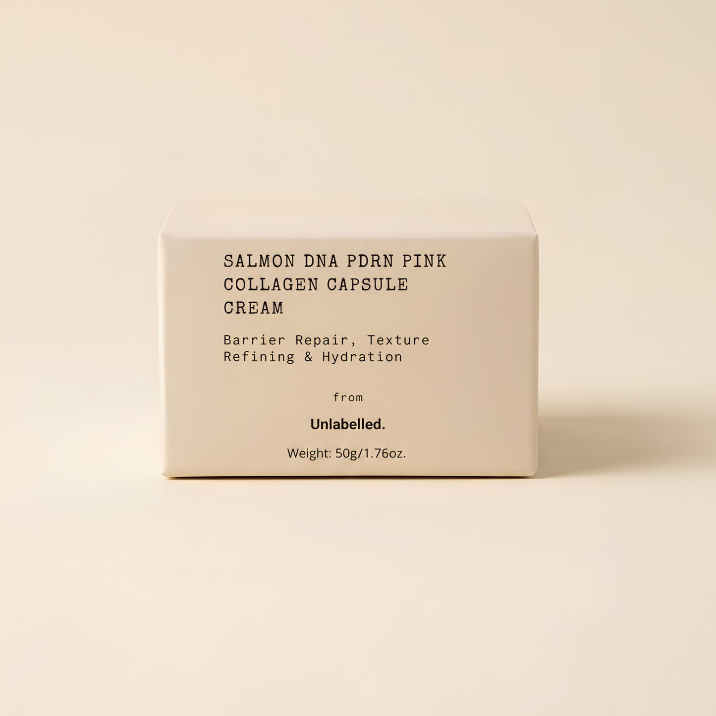  Unlabelled Salmon DNA PDRN Pink Collagen Capsule Cream box